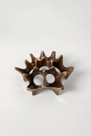 Handmade bronze art piece titled Life Beneath
