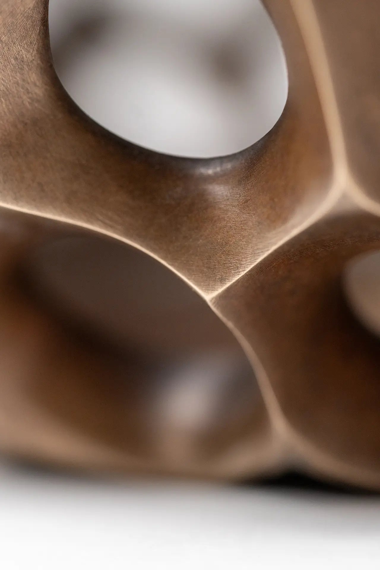 Bronze decorative sculpture – Rippling Network fine art