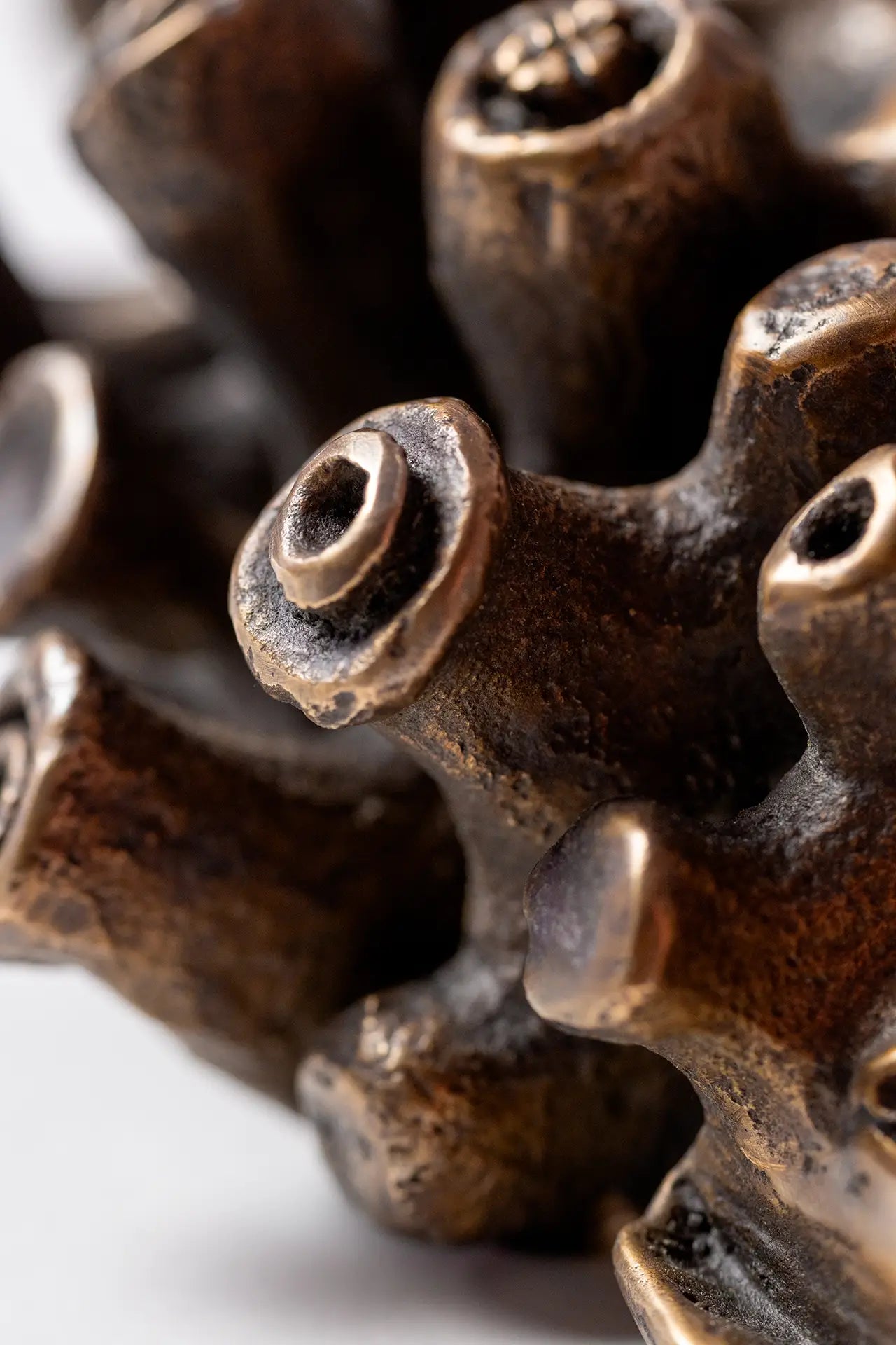 Modern bronze mask – The Dreamer collectible art object