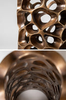 Textured bronze art piece – The Flow sculpture