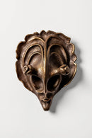 The Symbiont bronze mask sculpture – handcrafted art piece