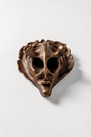 Bronze art mask titled The Symbiont – limited edition sculpture
