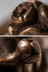 Decorative bronze mask – The Symbiont by contemporary sculptor