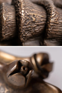 Modern bronze mask – The Wiseman collectible art object